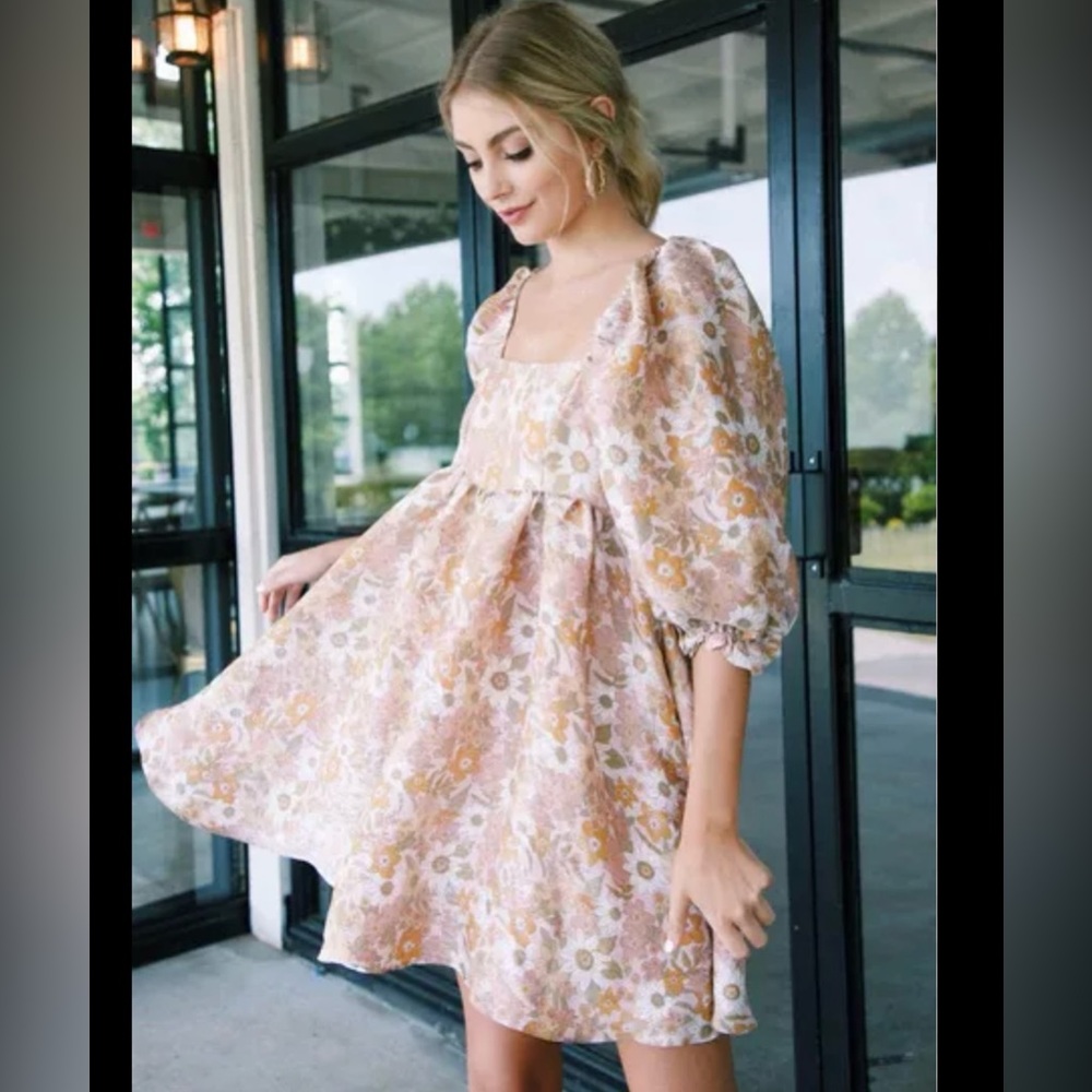 Storia floral mini dress